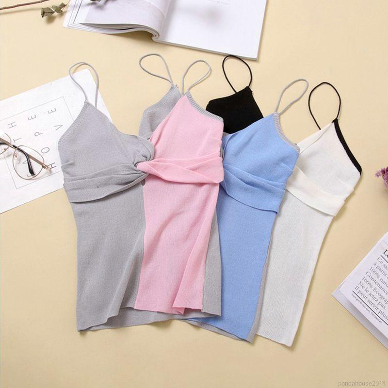 FREESHIP ĐƠN 99K_ Women Color Matching Deep V Neck Vest Women Camisoles | BigBuy360 - bigbuy360.vn
