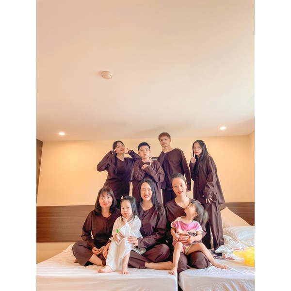 Bộ bà ba nâu chất đẹp