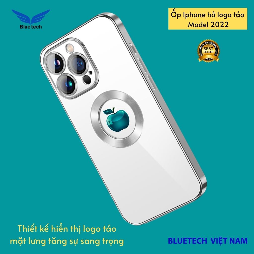 Ốp iphone hở táo màu Hồng - Bạc cao cấp cho Iphone X- Iphone 13 ProMax, Ốp iphone sang trọng đẹp nhất 2022
