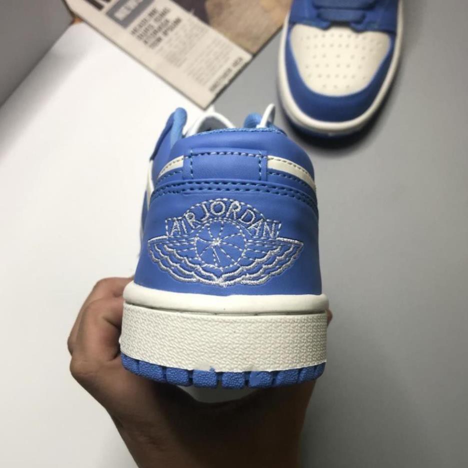 Giày Air Jordan 1 Low [Video+Ảnh Thật] Giày Thể Thao JD1 Xanh Dương Cổ Thấp Nam Nữ Full Box Bill