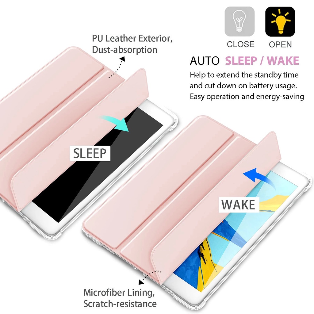 Tri Bao Da Máy Tính Bảng PU + TPU Mềm Nắp Gập Từ Tính Thông Minh Cho OPPO Pad Air 10.36 "2022 OPD2102 X21N2 Ipad Air 10.4" Ốp