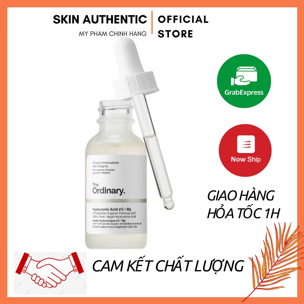 The Ordinary Cấp ẩm hồi phục Hyaluronic Acid 2% + B5 - Skin.authentic