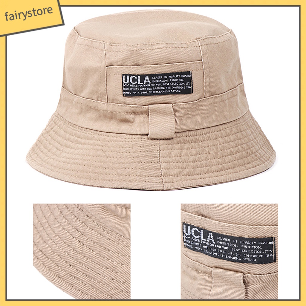 Mũ xô bằng vải in họa tiết chữ đẹp mắt cho cả nam và nữ