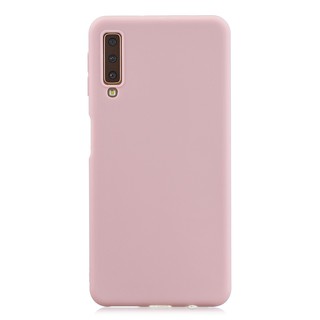 For Samsung A7 2018A10 A50 A70 Solid Color Matte Soft TPU case