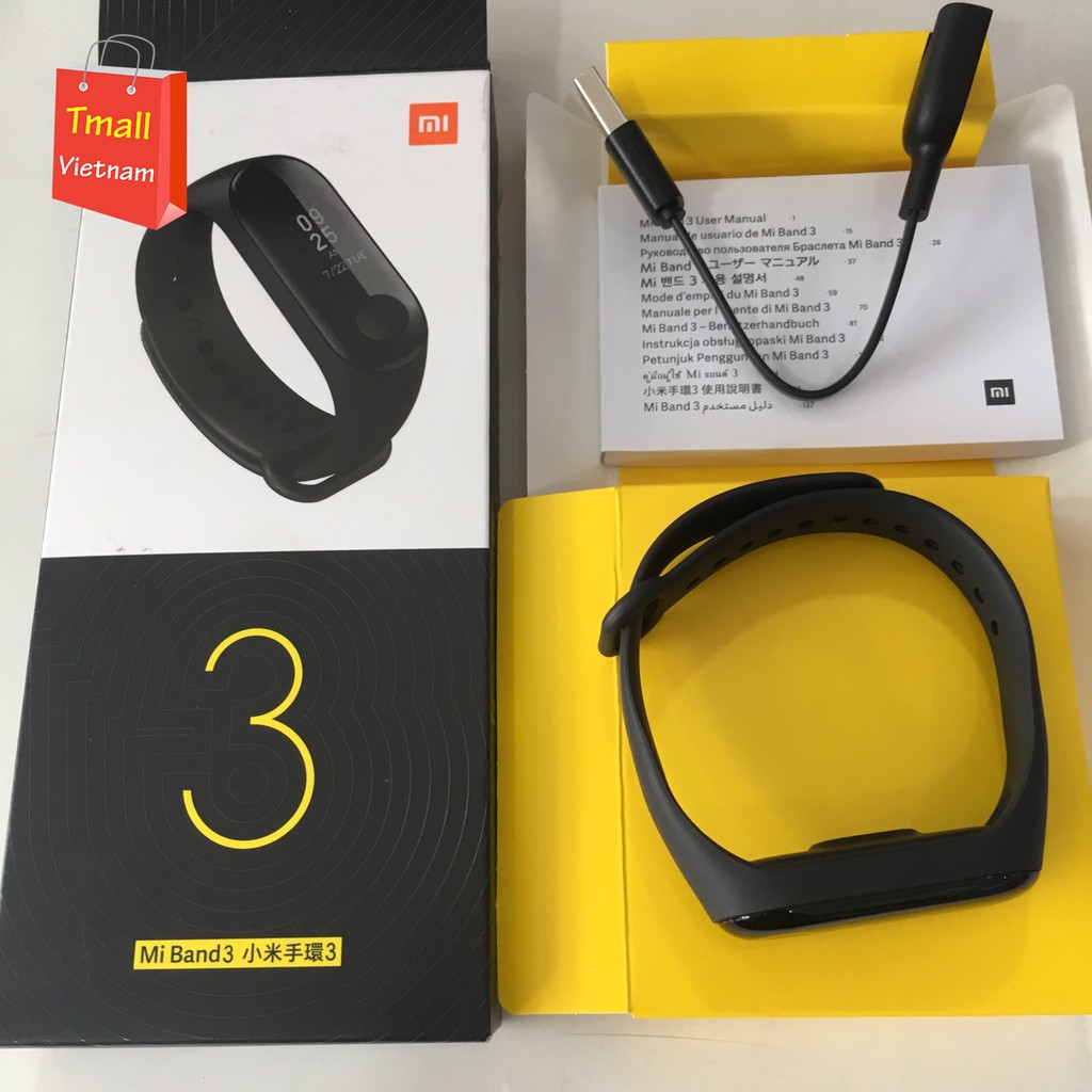 [Phiên bản toàn cầu] Vòng đeo tay sức khỏe Xiaomi Mi Band 3