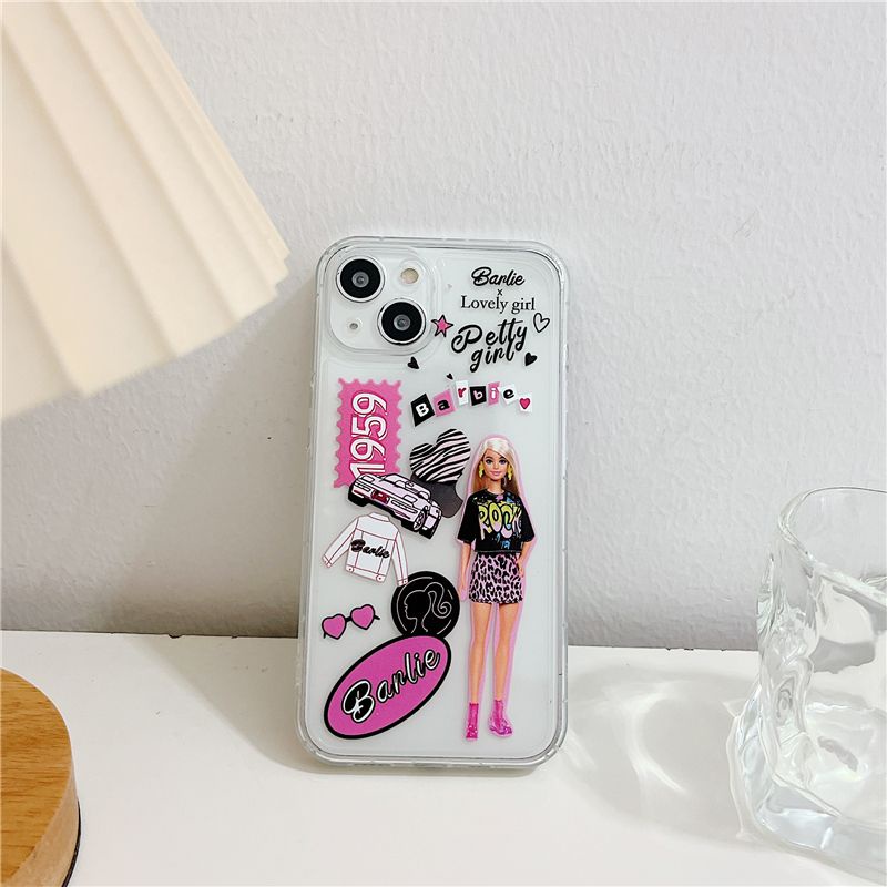 Disney Ốp Điện Thoại TPU Mềm Chống Sốc Hình Búp Bê Barbie Cho IPhone 14 12 PRO 12Promax mini 11 PRO 11PROMAX 13 PRO 13PROMAX Xs Max XR 6 7 8 Plus