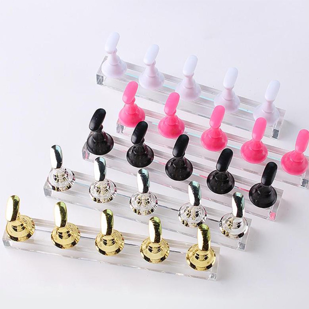 Giá Đỡ Trưng Bày Móng Tay Giả Bằng Acrylic Tiện Dụng