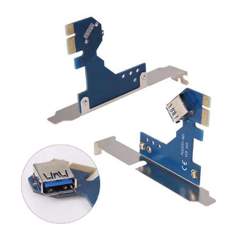 Card Mở Rộng PCI-E Express X1 Sang Dual PCI Kèm Dây Cáp USB Cho WIN2000 / XP / Vista / Win7 / Win8 / LINUX Thẻ
