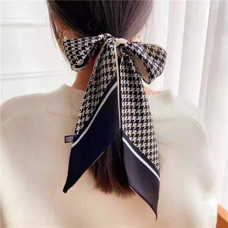 Dây buộc tóc thắt nơ phong cách Nhật Hàn cổ điển dành cho nữ