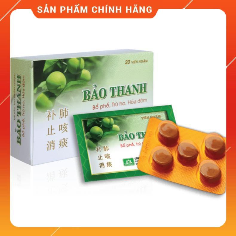 Viên ngậm Bảo Thanh hộp 20 viên