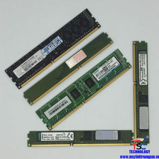 Ram PC DDR3 KINGSTON KINGMAX GSKILL 4GB Bus 1600 (Đã qua sử dụng còn mới 99%)
