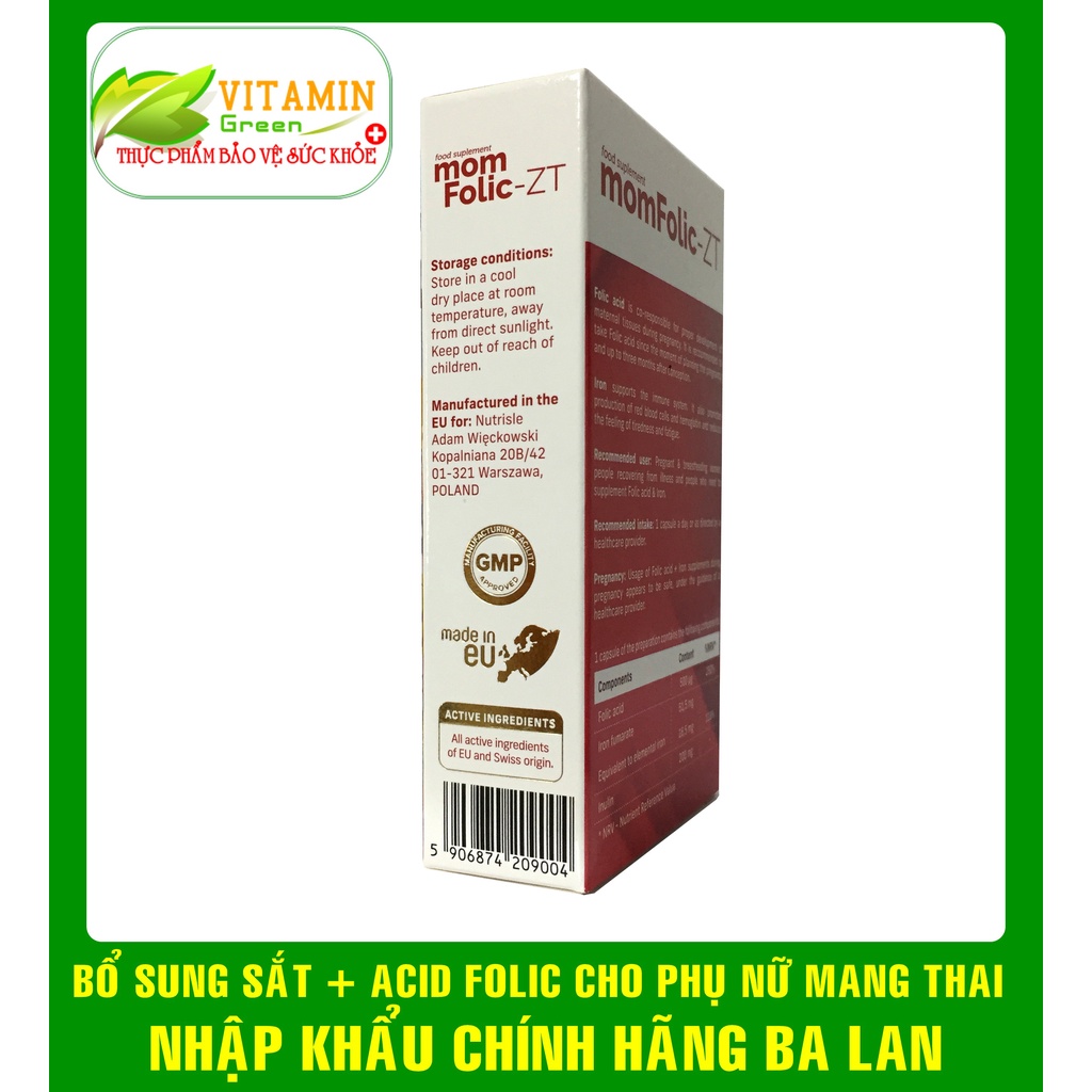 SẮT CHO BÀ BẦU MOMFOLIC-ZT | NHẬP KHẨU CHÍNH HÃNG BALAN