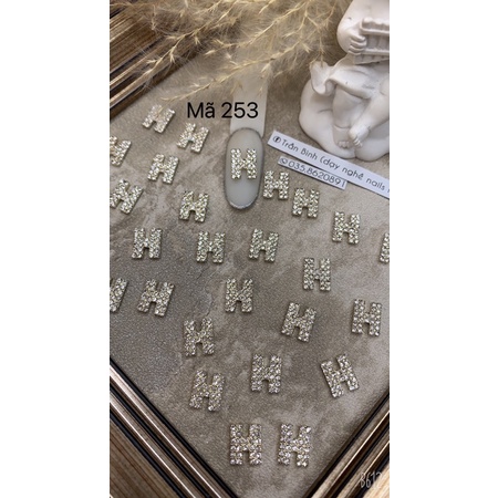 Charm cao cấp mã 245_ mã 254, phụ kiện gắn móng tay
