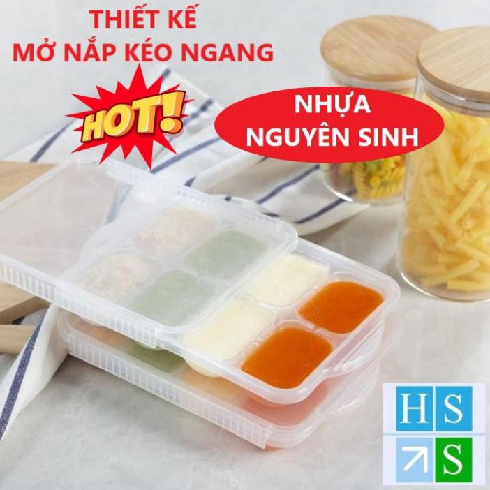 KHAY TRỮ ĐÔNG đồ ăn dặm Amori INOCHI nhựa nguyên sinh an toàn thực phẩm cho bé - HS Shop Thủ Đức