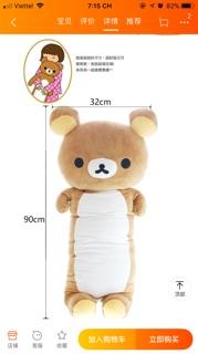 Kuma 90cm [ hàng ord ]