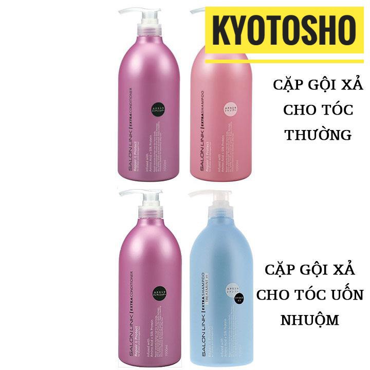 BỘ DẦU GỘI- XẢ SALON LINK EXTRA 1000ML CỦA NHẬT