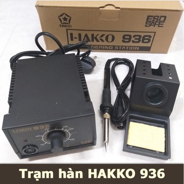 Trạm hàn xung T12 DXCHMEI  màng hình OLED 220V, trạm hàn hakko 936