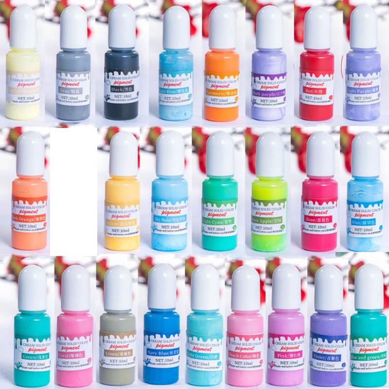 Bộ 24 Màu Nhuộm Màu Epoxy UV Resin Chất Lượng Cao