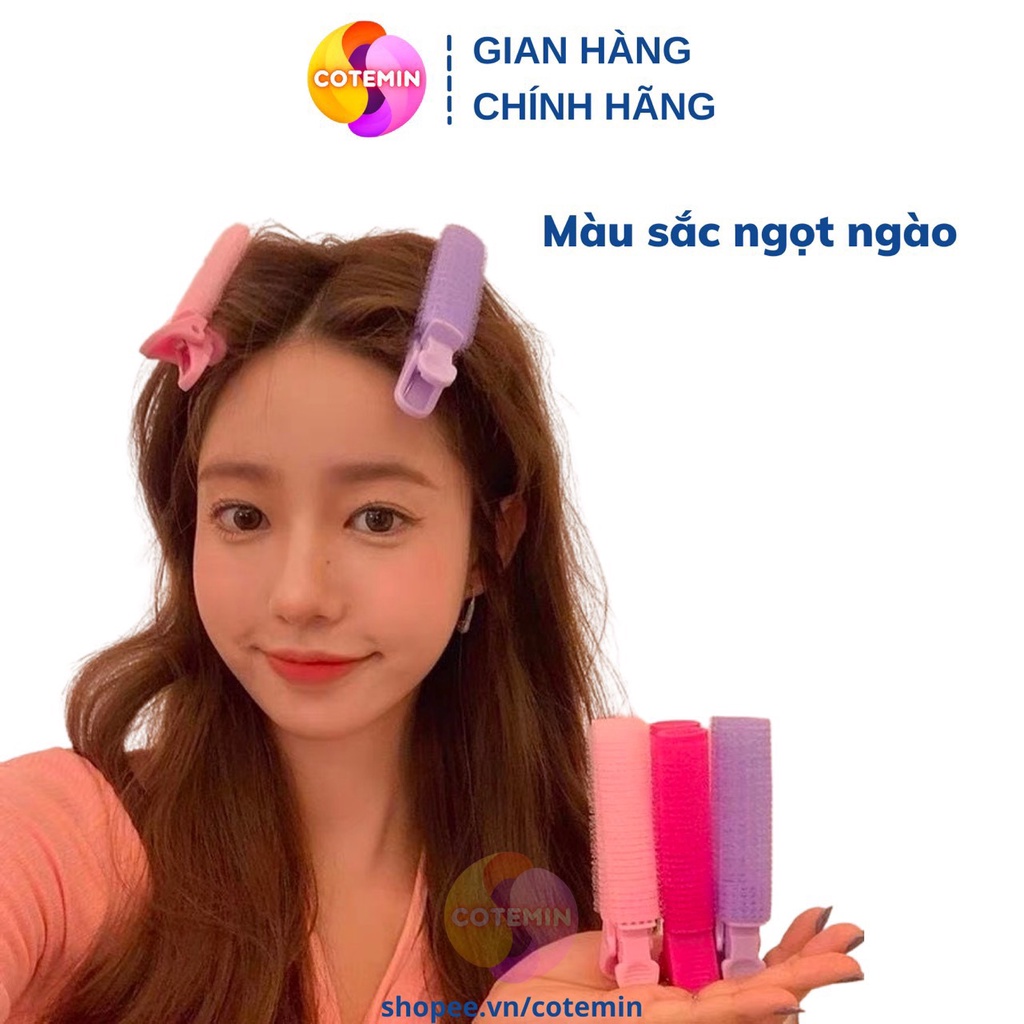 Kẹp làm phồng chân tóc mái uốn tóc mái thưa kẹp uốn tóc tạo kiểu Hàn Quốc