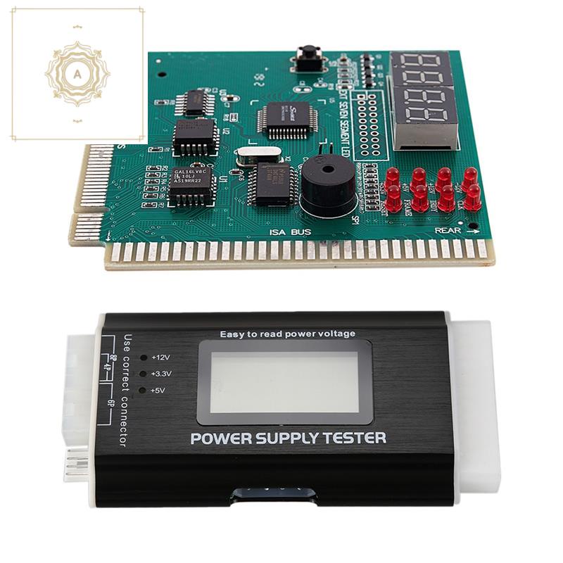 Thiết Bị Kiểm Tra Nguồn Atx Btx Itx Với Thẻ Phân Tích Màn Hình Lcd Hiển Thị 4 Chữ Số Pc