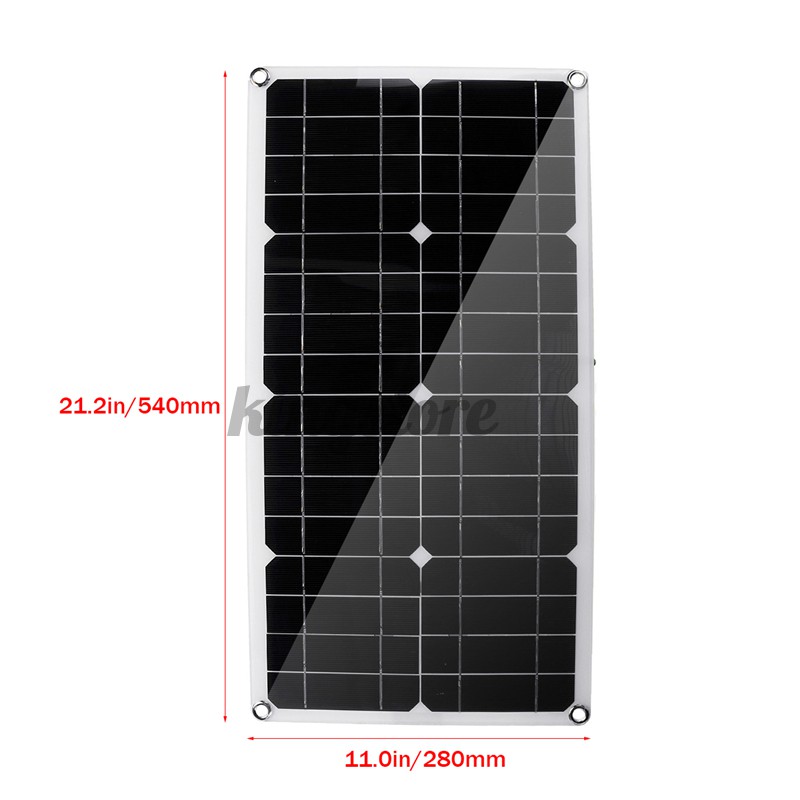 Tấm pin năng lượng mặt trời Polysilicon loại A hiệu suất cao chống thấm nước dùng cho cắm trại RV Xe/Cắm Trại/Hoạt Động Ngoài