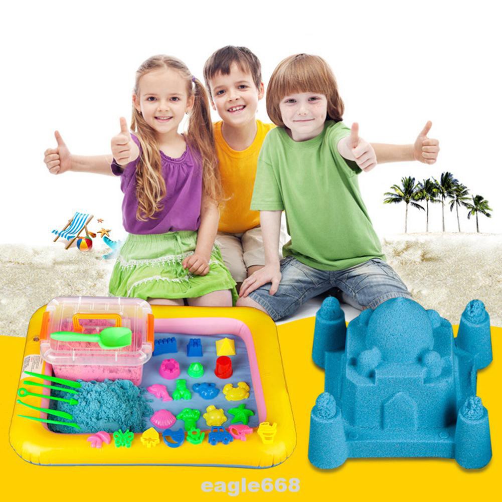 Magic Motion Moving Play Kinetic Sandbox Inflatable Sand Tray