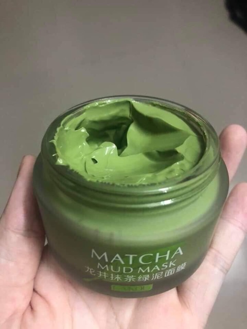 Mặt na matcha mud mask- chiết xuất bùn non và trà xanh