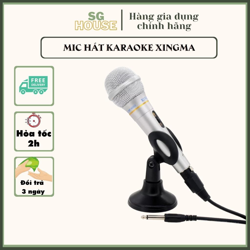 Mic Hát Karaoke, Micro chống hú xingma Phiên Bản Mới Chống Hú, Lọc Âm Cực Tốt – Bảo Hành uy tín