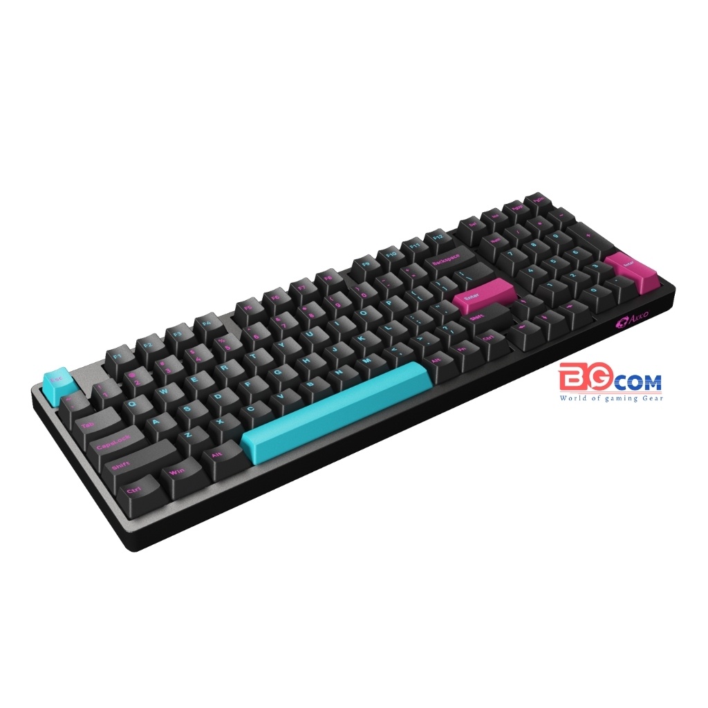 [Chính hãng] Bàn phím cơ AKKO 3098 Midnight R2 |Akko Switch V2 (Blue| Orange| Pink) - Mai Hoàng phân phối