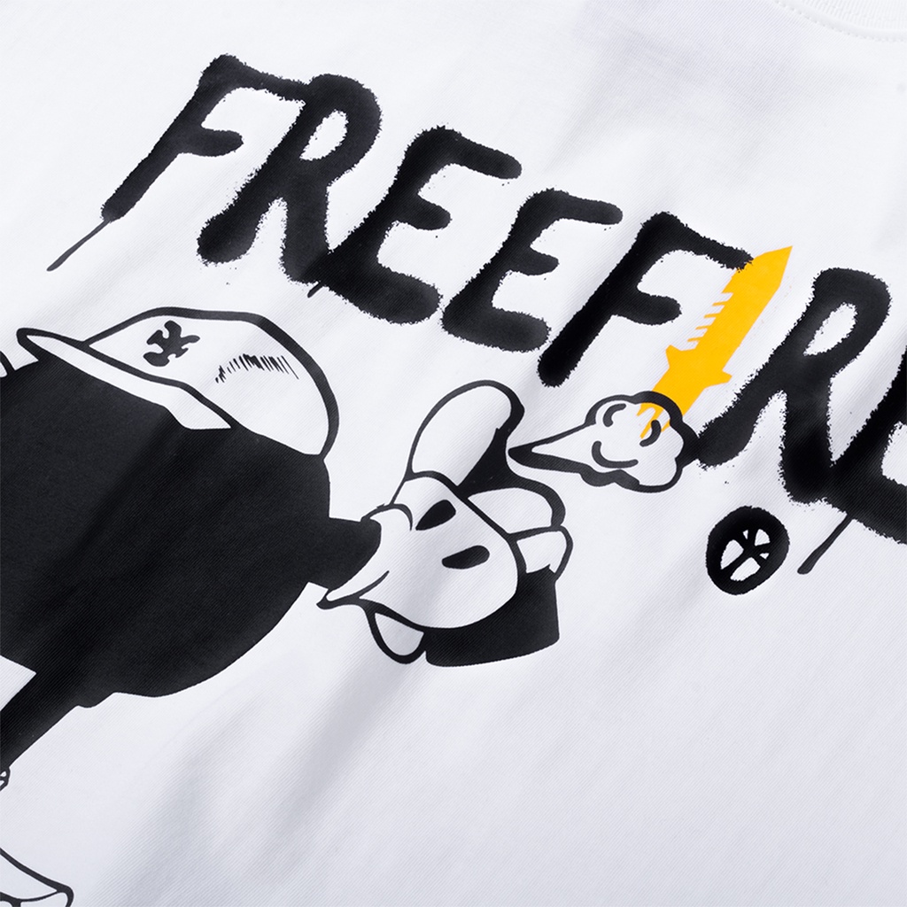 DirtyCoins Áo thun Spraying T-shirt - White