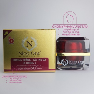 Kem dưỡng trắng tái tạo da 8 trong 1 Nice One ( Linh Chi) chỉ số chống nắng 50PA+++, hộp 40g