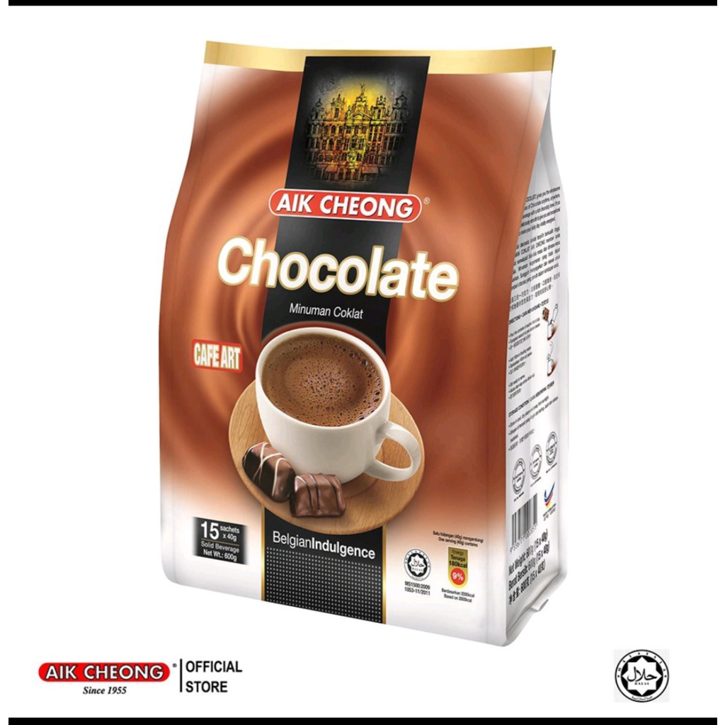 Thức uống vị Chocolate - vị  Capuchino Aik Cheong Malaysia