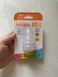 Núm ty wesser cổ hẹp vĩ 2 cái