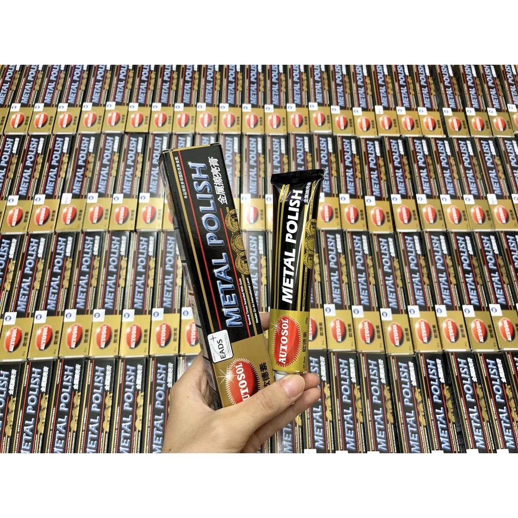 Kem Metal Polish , kem đánh bóng kim loại , viền điện thoại 50g, 100g