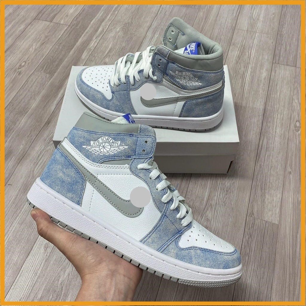 Giày Thể Thao Sneaker 𝗝𝗼𝗿𝗱𝗮𝗻 Hyper Royal Cao Cổ - Giày 𝗝𝗼𝗿𝗱𝗮𝗻 Hyper Royal Cổ Cao Nam Nữ Màu Xanh Nỉ Full Box