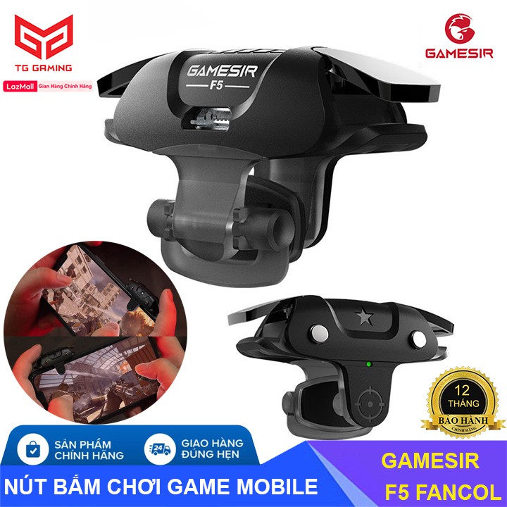 Nút bấm game GameSir F5 Falcon mini tự động autotap cực khủng, siêu nhanh, siêu nhỏ gọn chơi game PUBG, Call of Duty