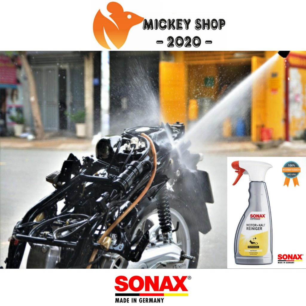 [ CAO CẤP ] Dung Dịch Làm Sạch Khoang Động Cơ Xe SONAX Engine and Cold Cleaner 543200 (500ml)
