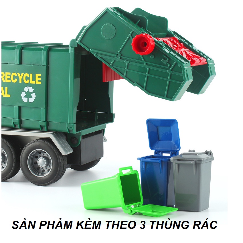 Xe ô tô chở rác cỡ lớn đồ chơi trẻ em hãng Toystar