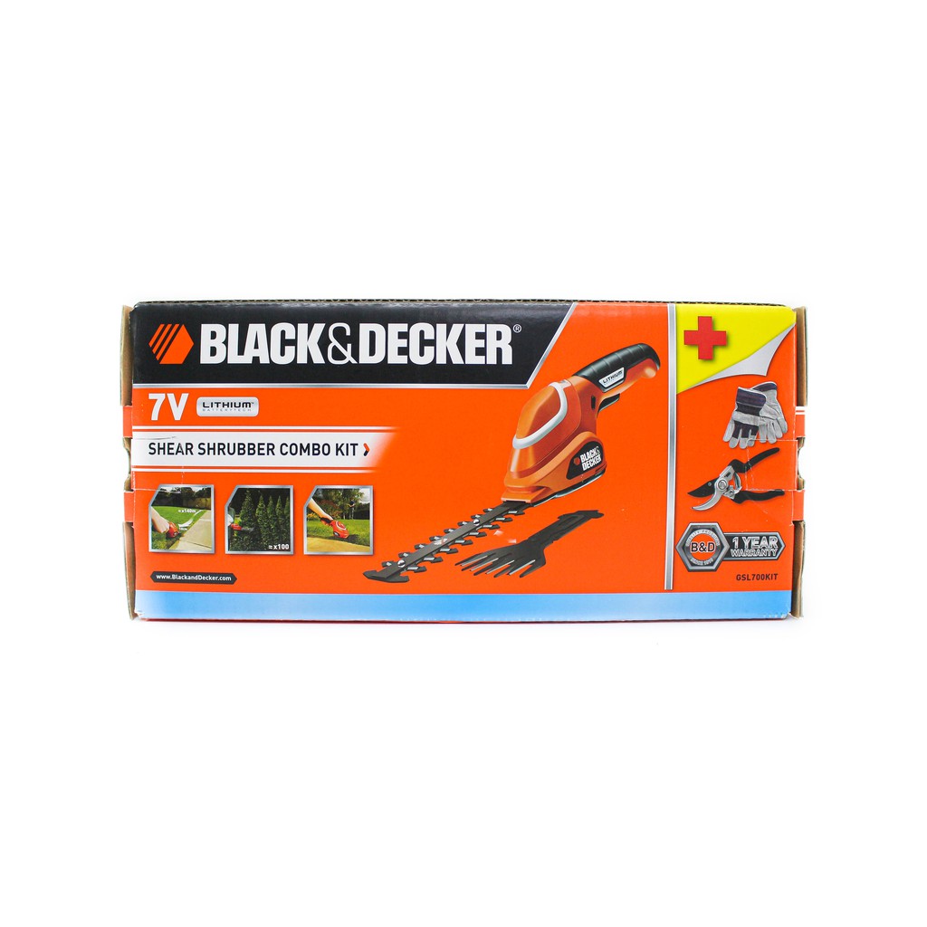 Tay cầm tỉa cành Black &amp; Decker GSL700KIT-B1