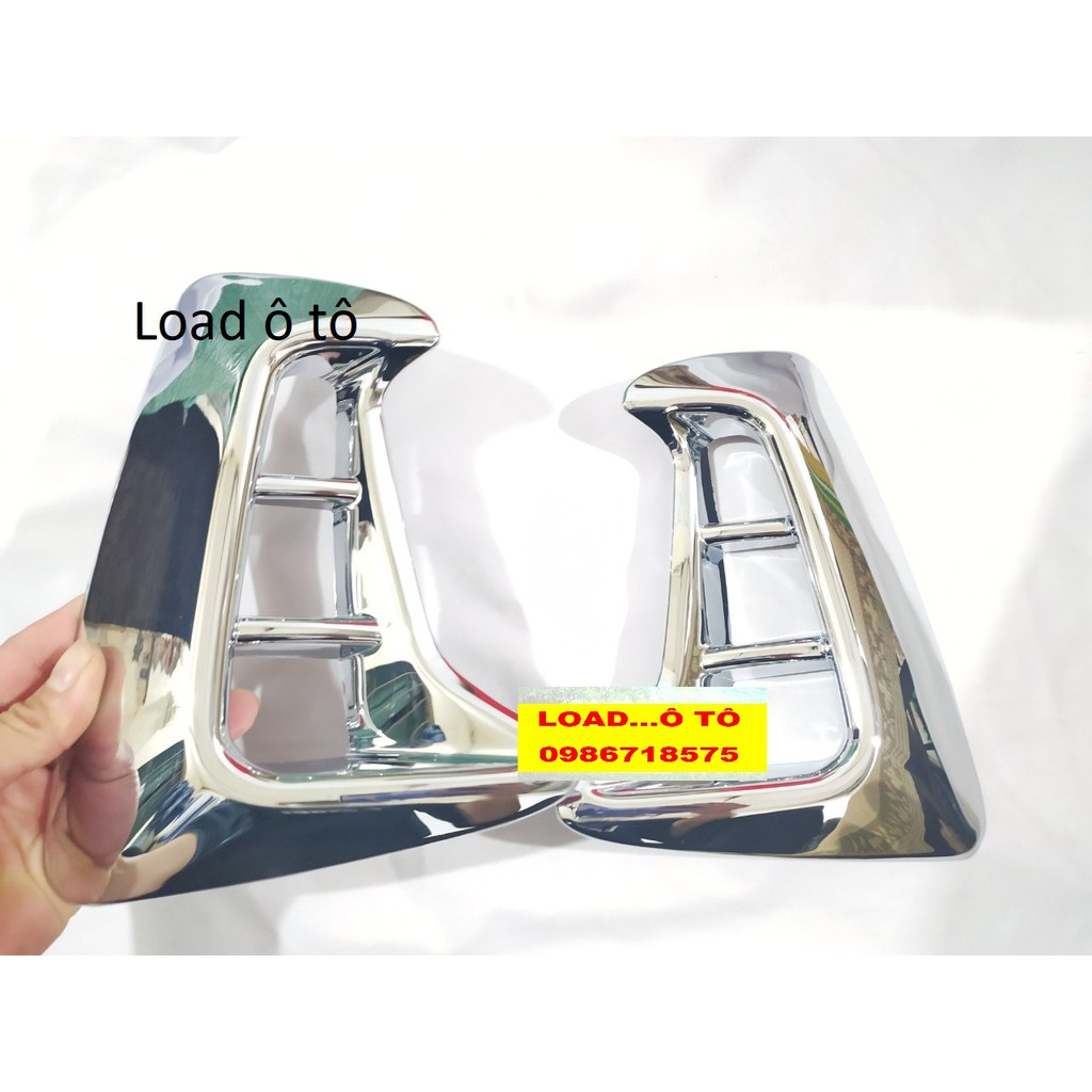 Ốp Viền Đèn Gầm Trước Xe KIA Soluto 2022-2019 Số Sàn Bản Thiếu Mạ Crom Sáng Bóng