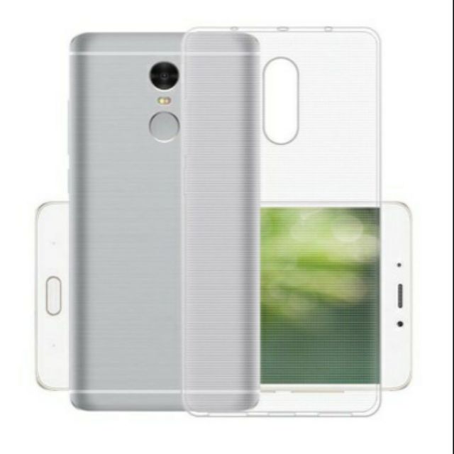 Xiaomi Redmi Note 4X Ốp dẻo trong silicon + kính cường lực loại đẹp