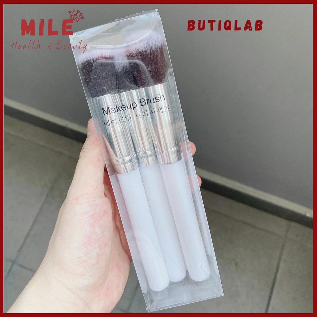 Bộ cọ trang điểm Butiqlab 10 món màu trắng