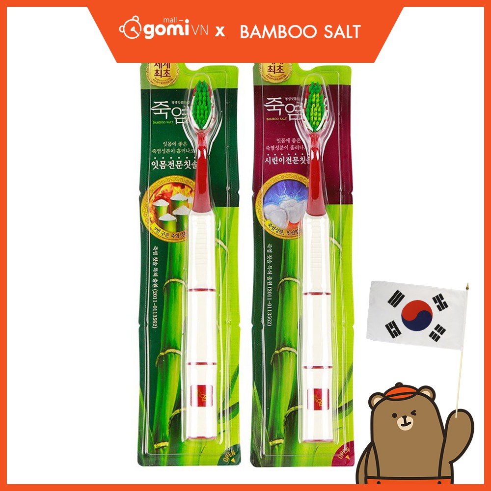 Bàn Chải Đánh Răng Muối Tre Chăm Sóc Nướu & Răng Ê Buốt Bamboo Salt In Mom & Shirinnee GomiMall