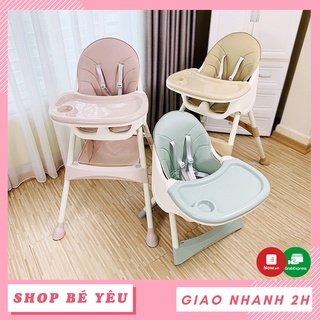 Ghế ăn dặm cho bé Freeship Ghế tập ăn 9Baby kèm đệm ngồi CHÍNH HÃNG-BẢO