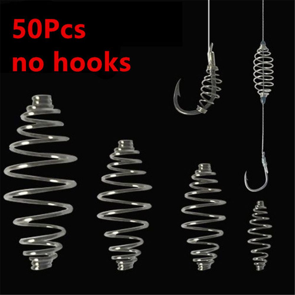 Ste 50 cái lò xo phụ kiện câu cá bằng thép không rỉ cao cấp