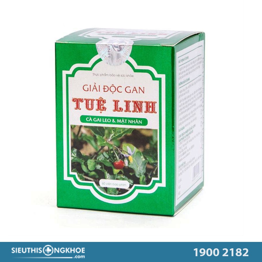 Giải Độc Gan Tuệ Linh 60 Viên