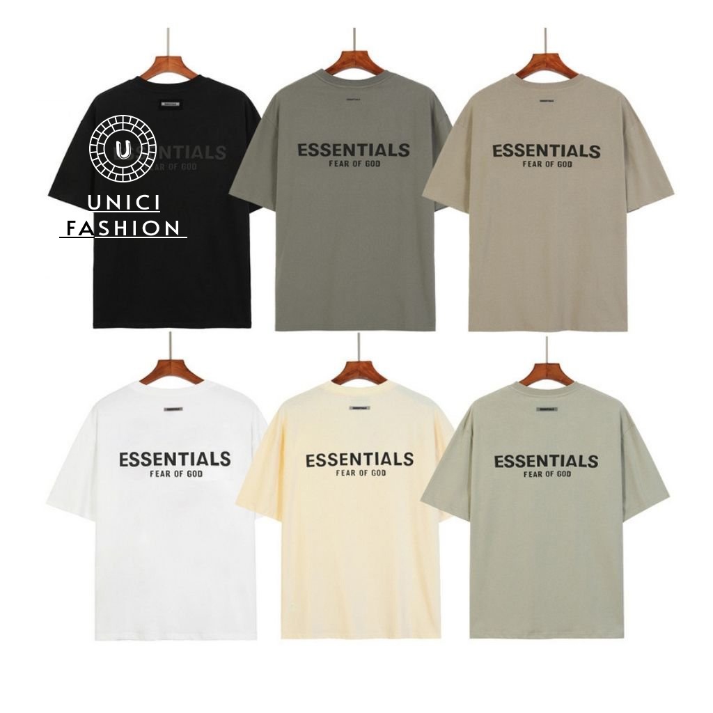 Áo Thun ESSENTIALS nam nữ unisex tay lỡ from rộng thời trang cao cấp Hàn Quốc AT300