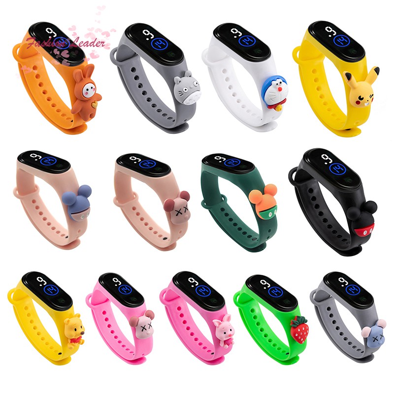 Đồng hồ điện tử dây đeo silicon chống thấm nước