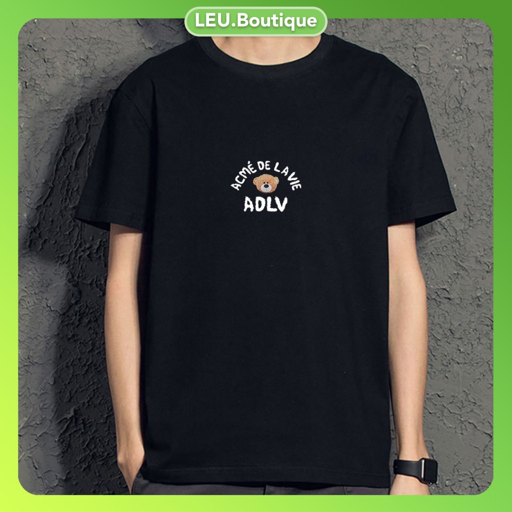 Áo thun unisex nam nữ đẹp Gấu Teddy ADLV basic Leu Boutique | BigBuy360 - bigbuy360.vn