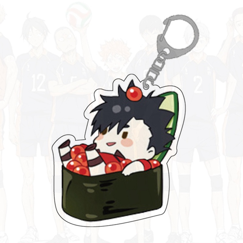 Zsdz Anime Haikyu!! Móc Khóa Nhựa Acrylic Hóa Trang Nhân Vật Anime